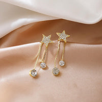 Star Diamond Stud Earrings